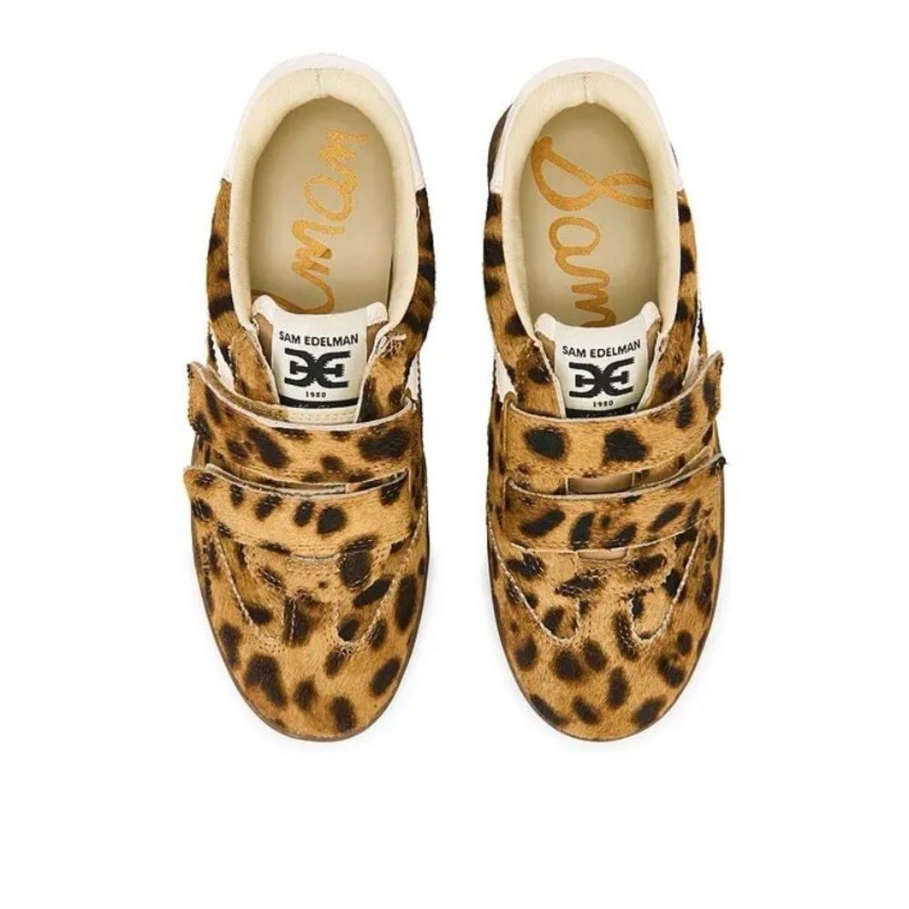 Sam Edelman x Free People Talia Leopard Print Sneakers Sz 8 - Picture 13 of 13